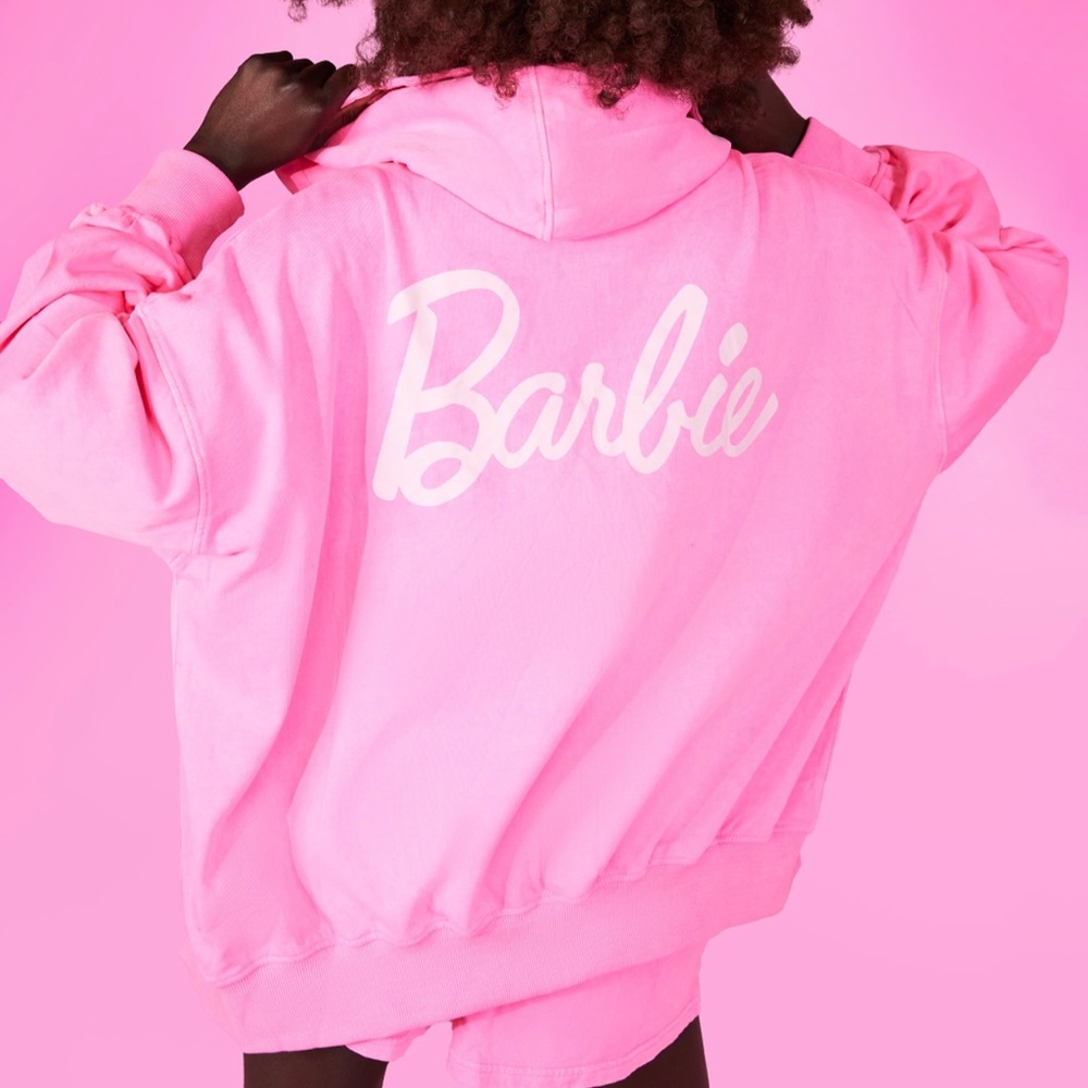 Barbie Boohoo pink hoodie Limited edition
